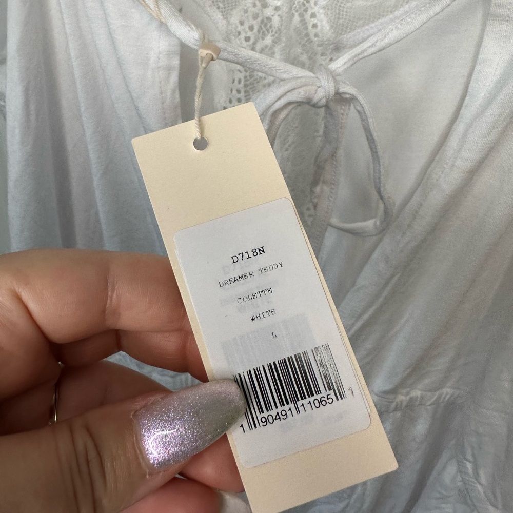 Eberjey Colette dreamer lace teddy L - Picture 7 of 9